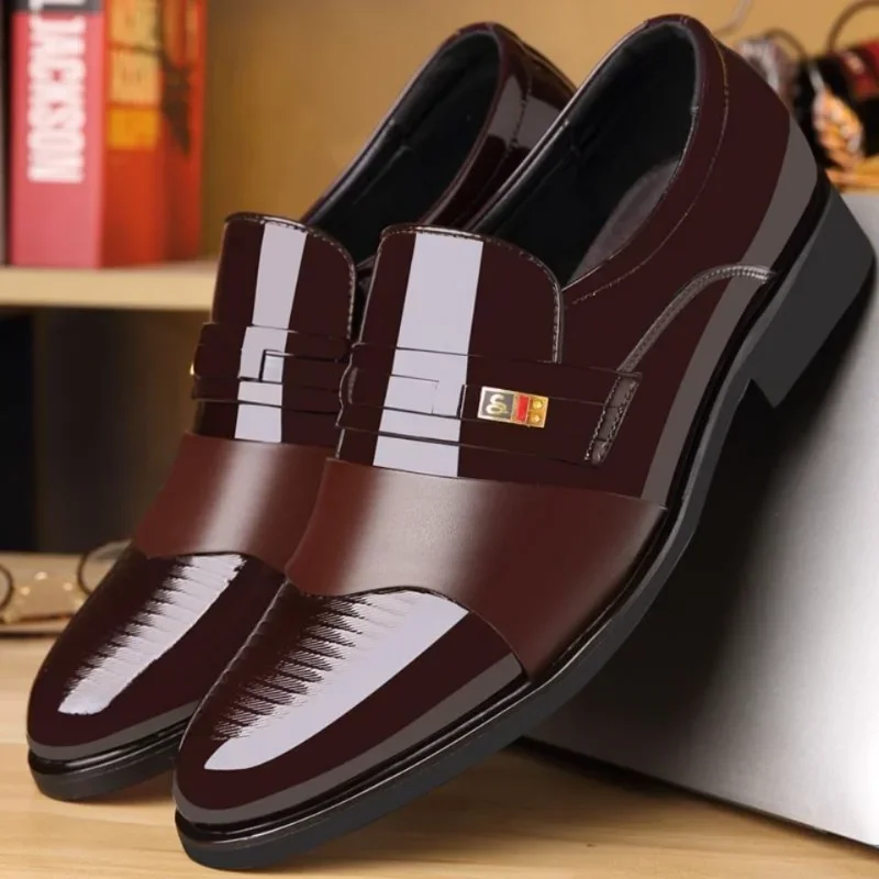 Leatherworking Classic - Skórzane buty dla mężczyzn Ślubne formalne