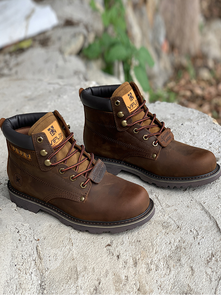 Leatherworking Classic - Męskie buty z prawdziwej skóry klasyczne