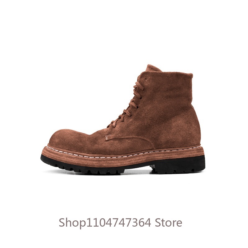 Leather Work Western - Oryginalne skórzane buty robocze z grubej