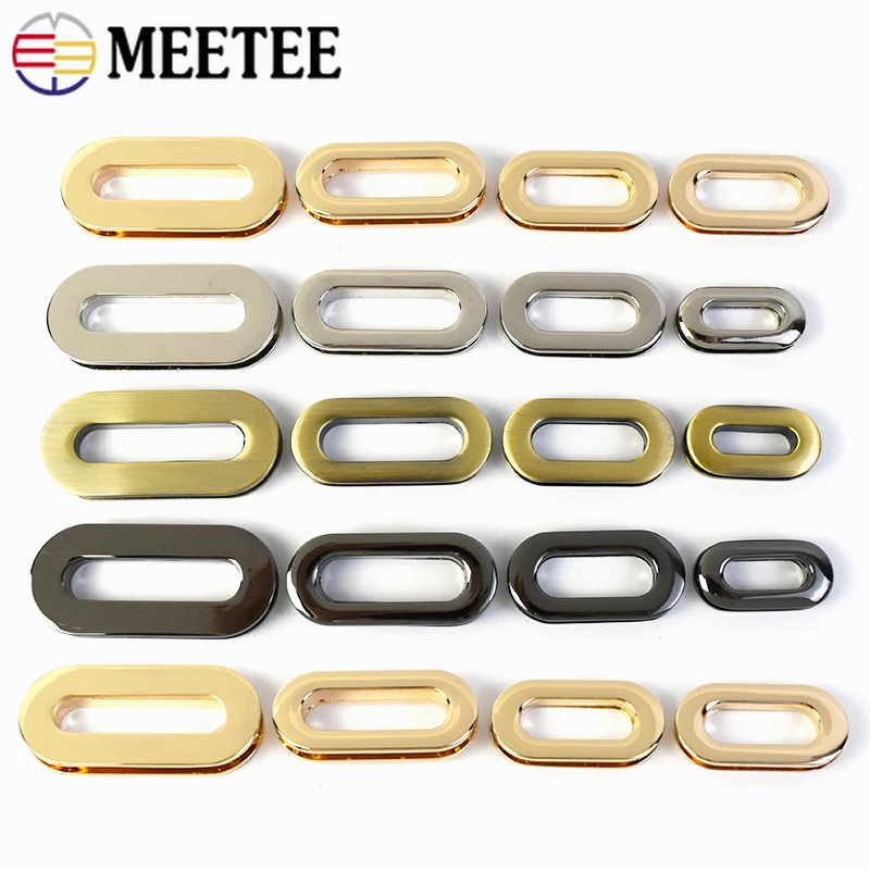 Leatherwork Eyelets - 10/20 szt. Metalowe Owalne Oczka z