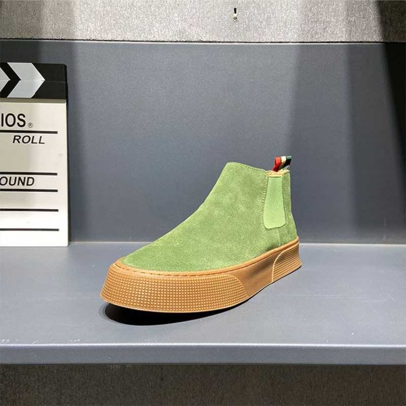 Leather Work Boots - 2026 Jesień Zima Męskie Botki Chelsea