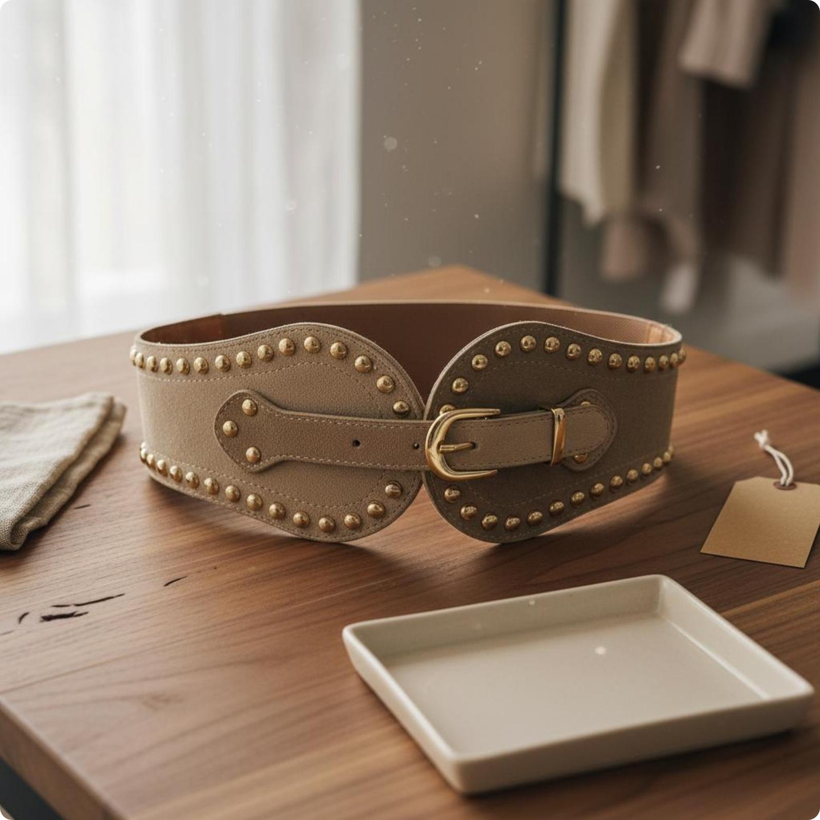 Damski elastyczny pasek do spo – Leather Work Western recenzja i cena