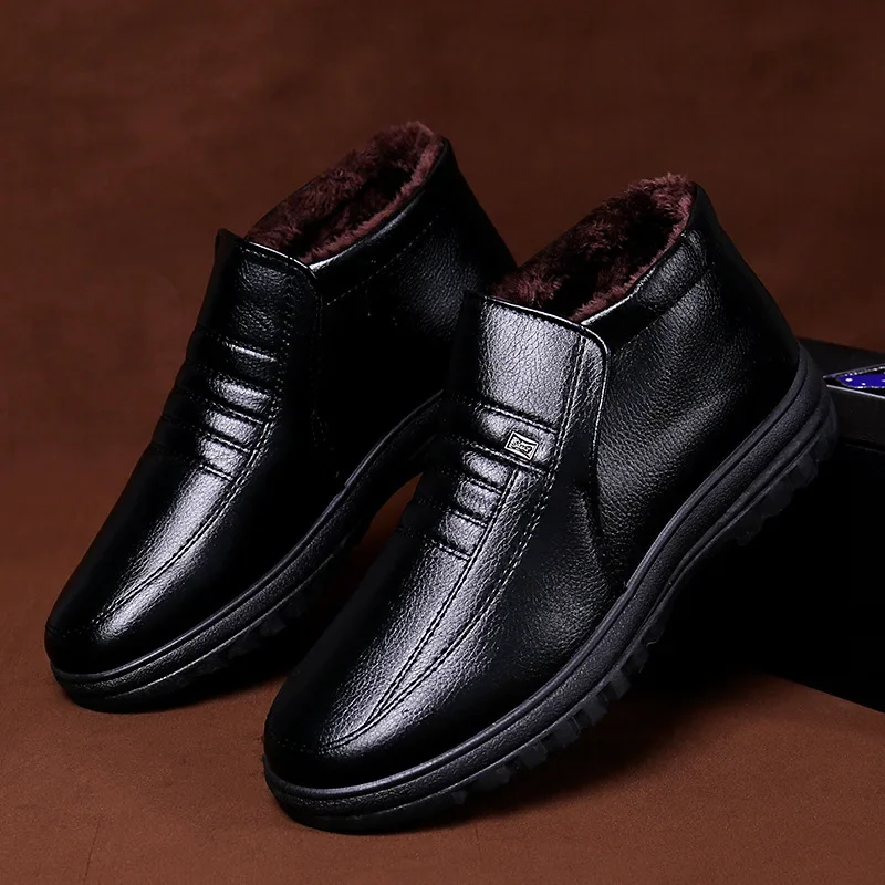 Plus Size Buty Męskie Zimowe C – Leather Work Boots recenzja i cena