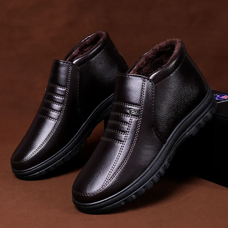 Plus Size Buty Męskie Zimowe C – Leather Work Boots recenzja i cena