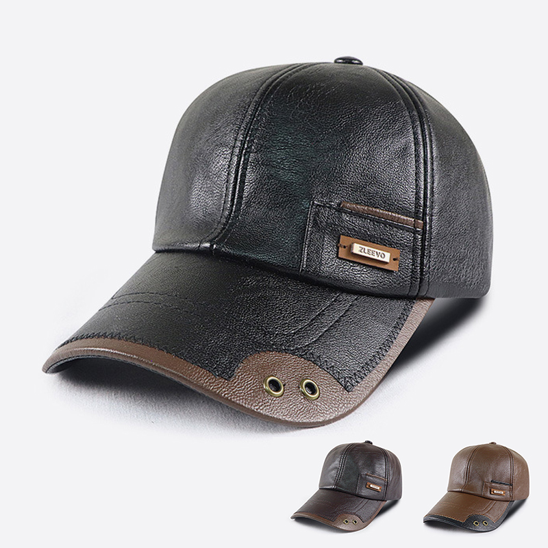 Retro Czapka Bejsbolówka Męska – Leather Work Hat recenzja i cena