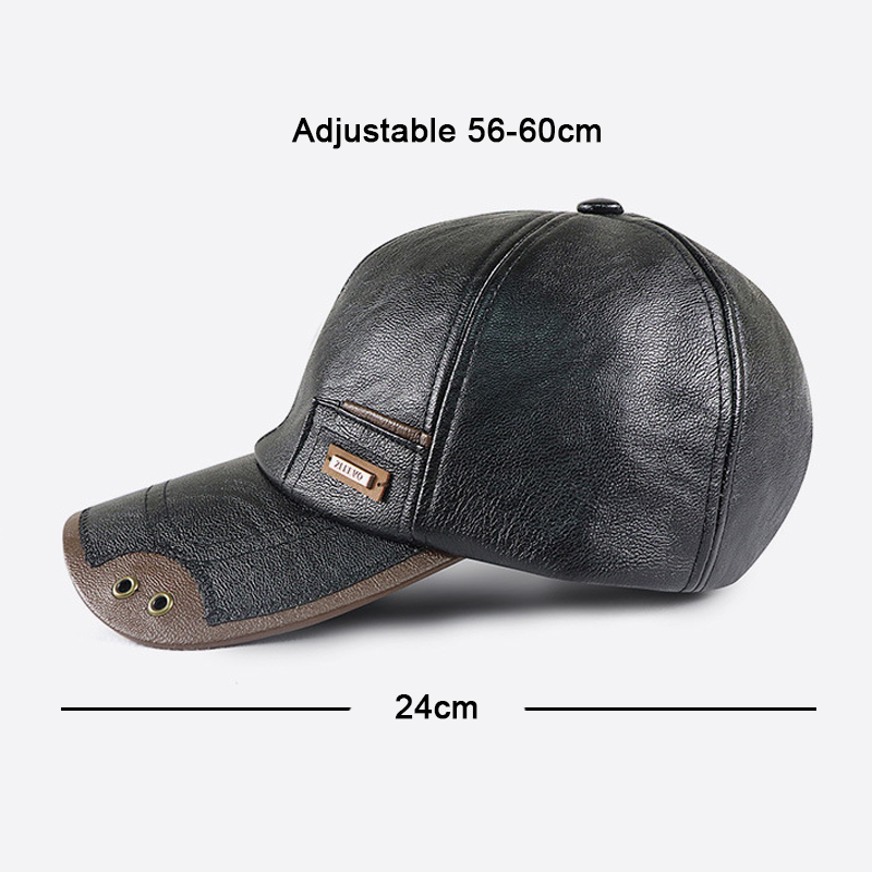 Retro Czapka Bejsbolówka Męska – Leather Work Hat recenzja i cena