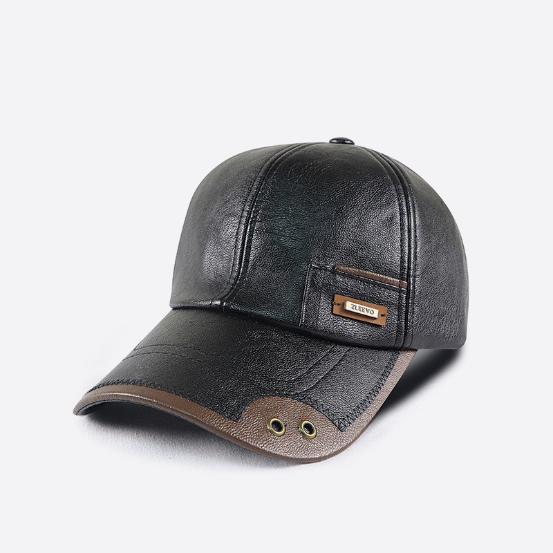 Retro Czapka Bejsbolówka Męska – Leather Work Hat recenzja i cena