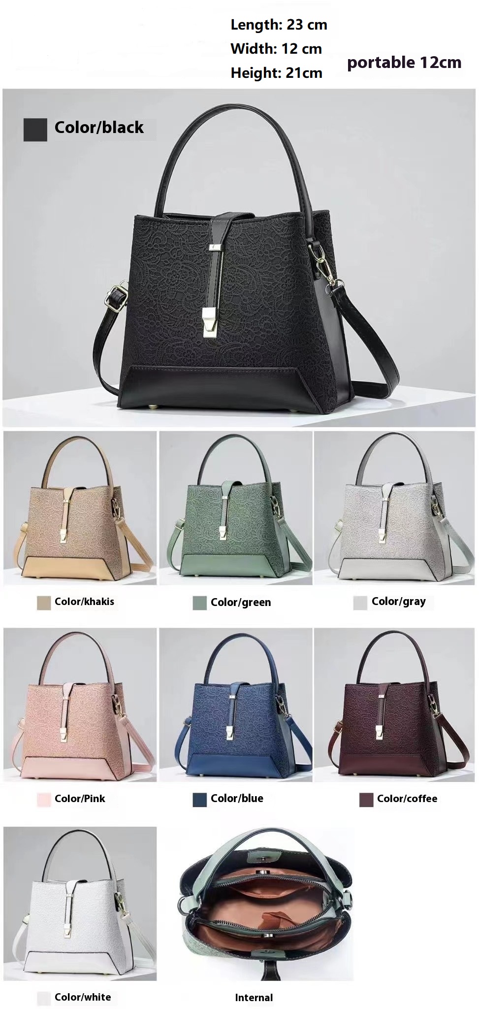 Nowa luksusowa torba na ramię  – Leather Work Bag Women recenzja i cena