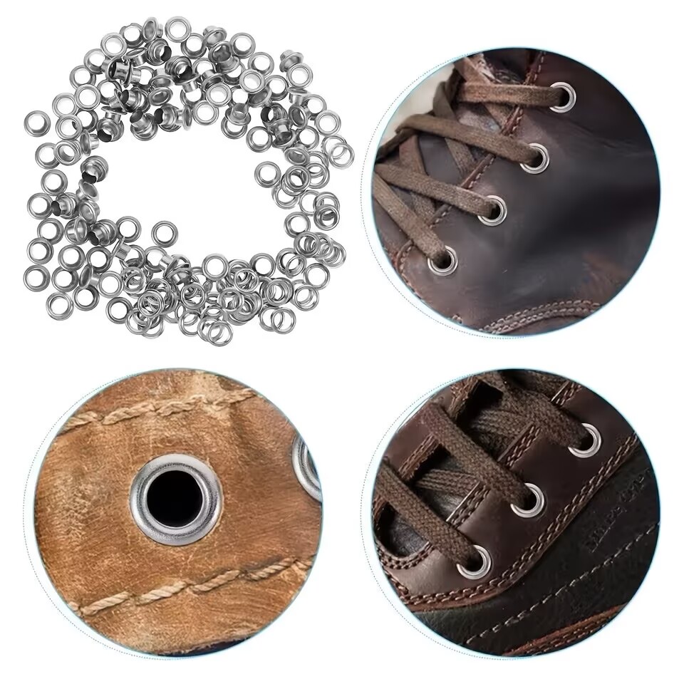 100 Zestawów Metalowych Oczek, – Leatherwork Eyelets recenzja i cena