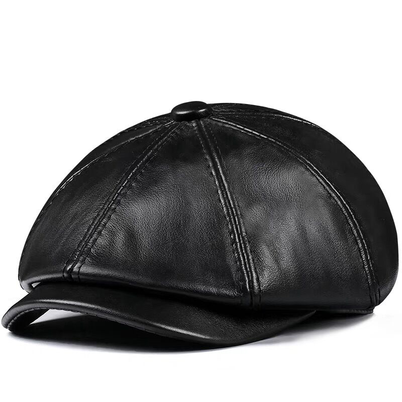 Wiosna nowa czapka z prawdziwe – Leather Work Hat recenzja i cena