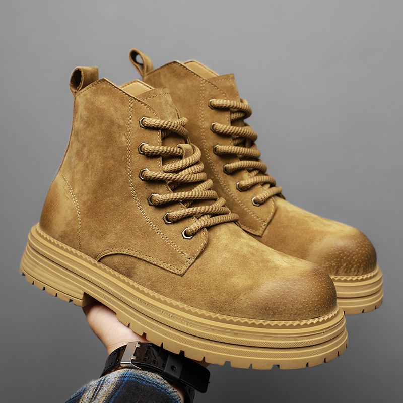 Wysokiej jakości męskie botki, – Leather Work Boots recenzja i cena