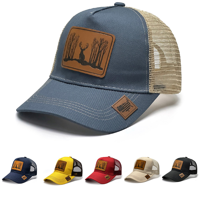 Moda Skóra Luksusowe czapki z  – Leather Work Hat recenzja i cena