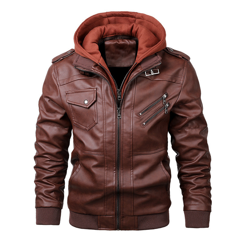 Męska kurtka skórzana imitacja – Leather Work Hat recenzja i cena