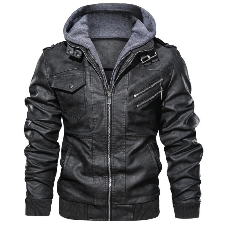 Męska kurtka skórzana imitacja – Leather Work Hat recenzja i cena