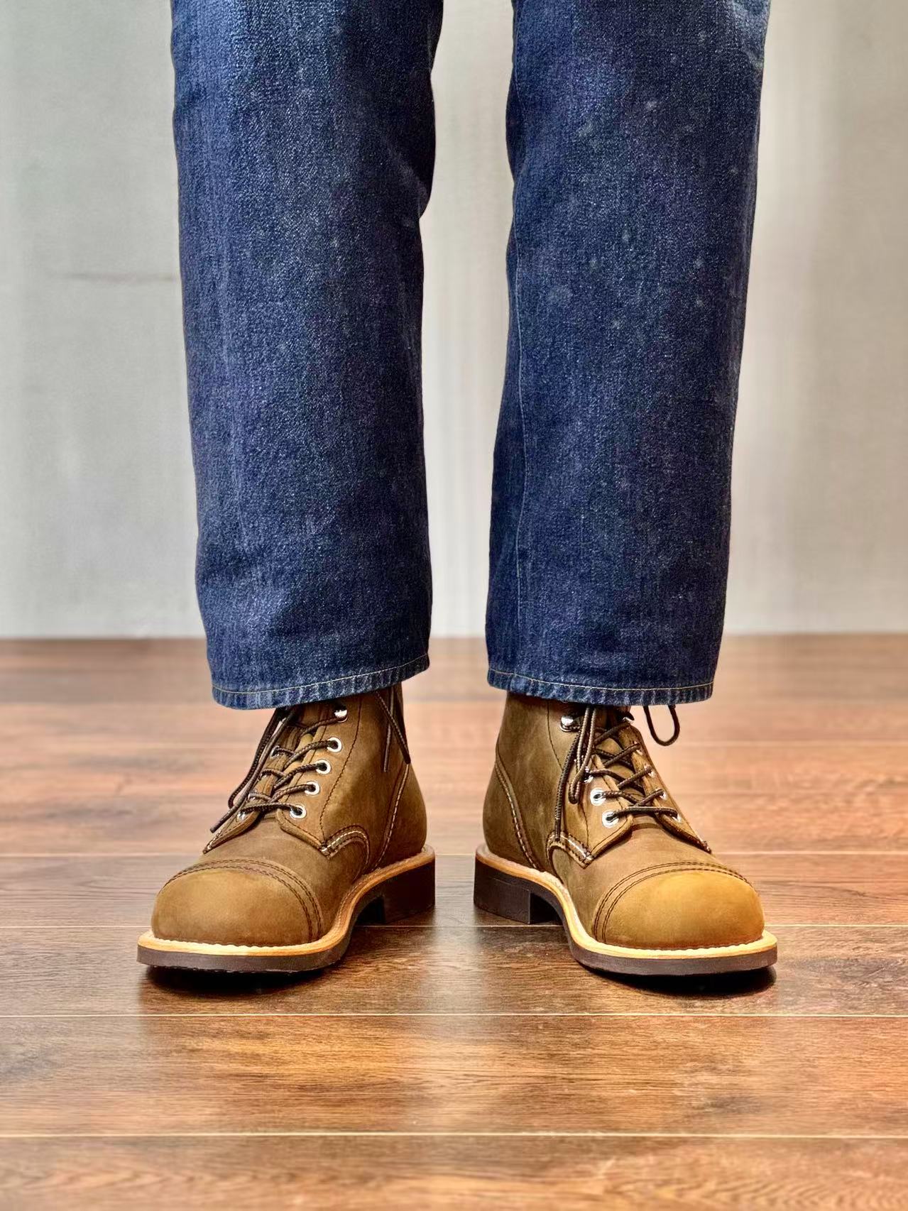 Buty motocyklowe męskie z praw – Leather Work Boots recenzja i cena