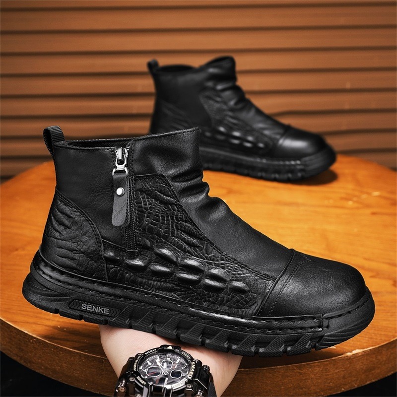 Męskie wysokie buty, modne, z  – Leatherwork Patterns Free recenzja i cena