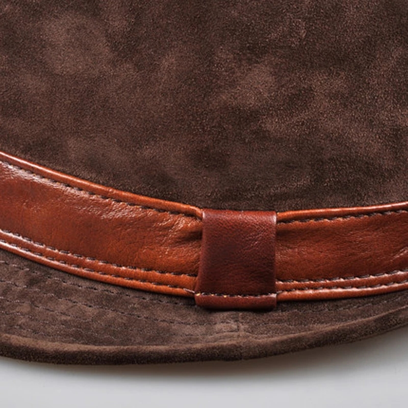 Mężczyźni Prawdziwa skóra Zams – Leather Work Hat recenzja i cena