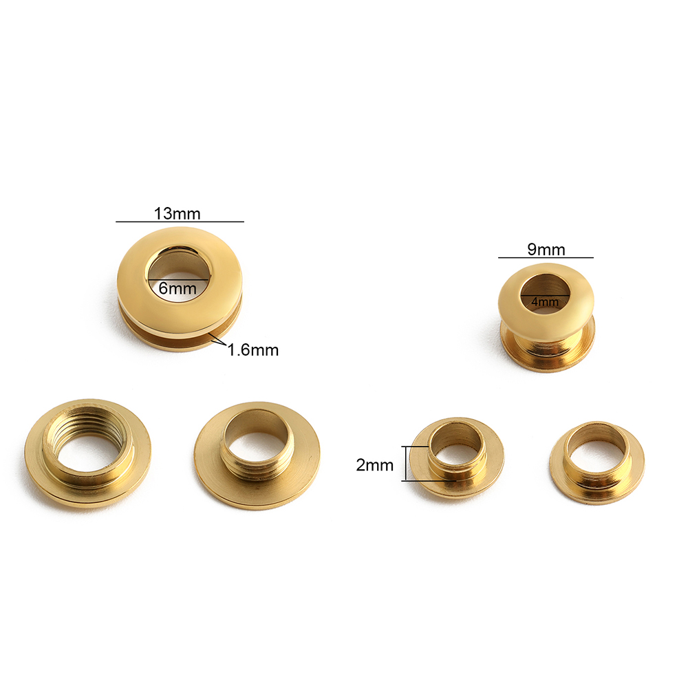 10/50/100 SZT. Oczka ze stali  – Leatherwork Eyelets recenzja i cena