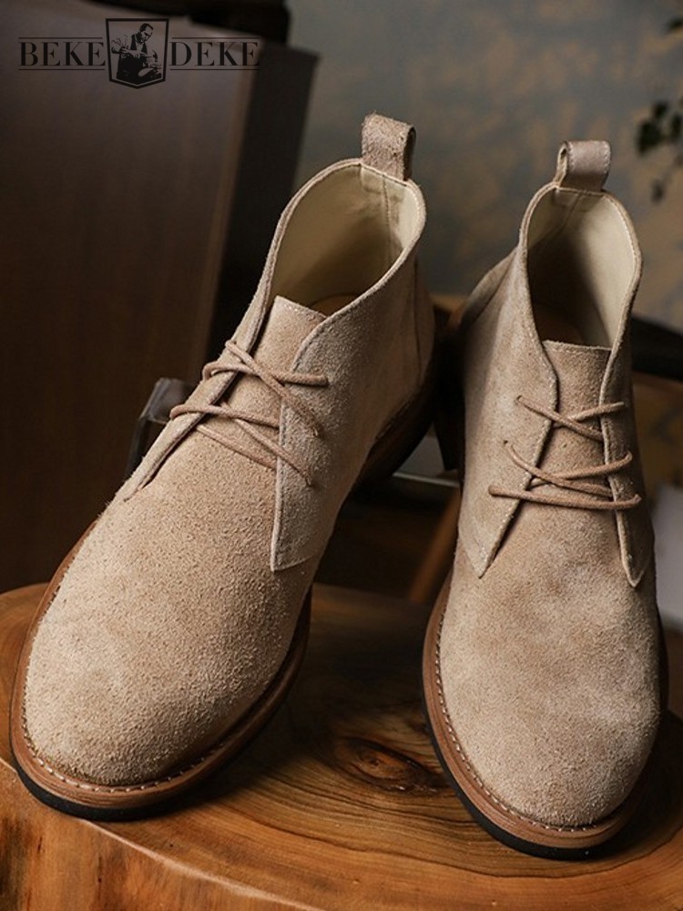 Modne, uniwersalne męskie sznu – Leather Work Boots recenzja i cena