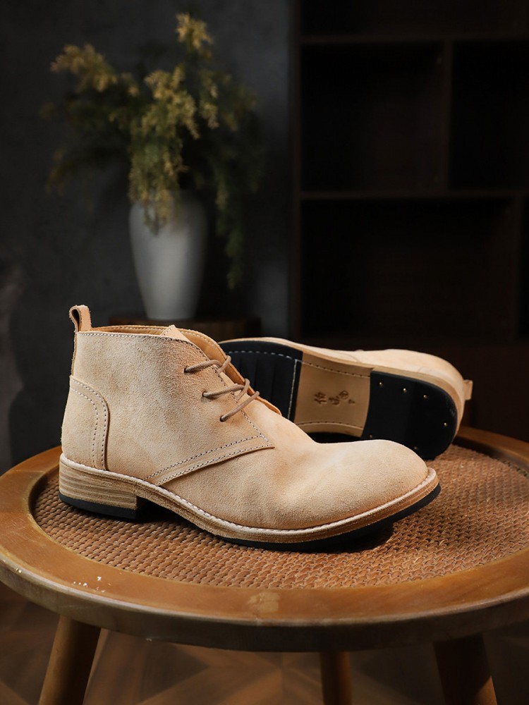 Modne, uniwersalne męskie sznu – Leather Work Boots recenzja i cena